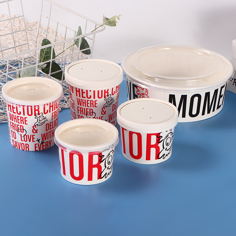 কাগজ স্যুপ পাত্রে