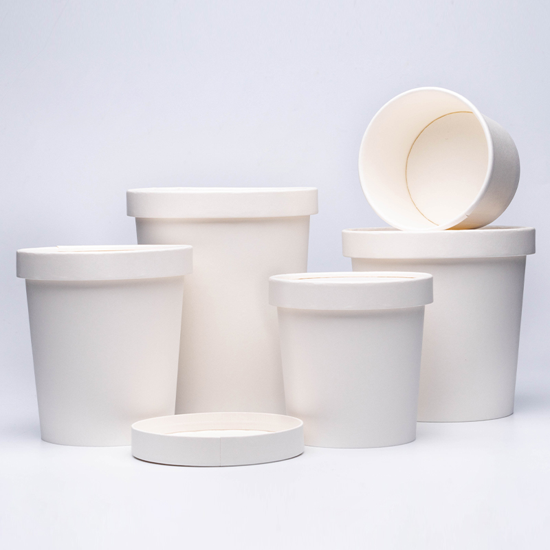 কাগজ স্যুপ পাত্রে