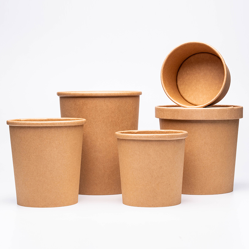 কাগজ স্যুপ পাত্রে