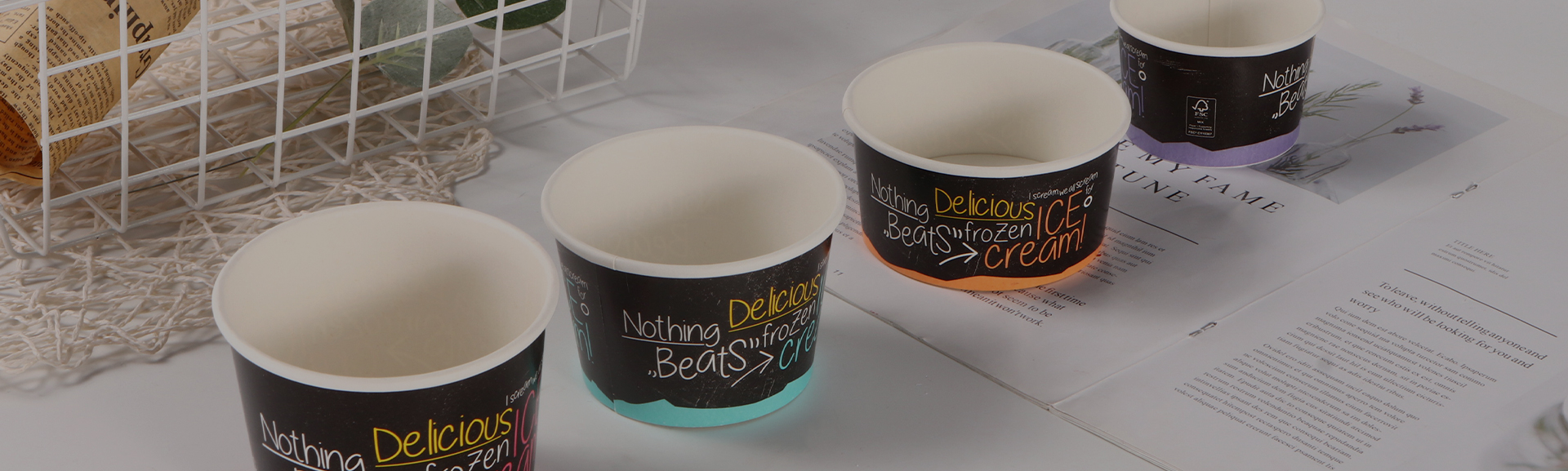 আইসক্রিম পেপার কাপ