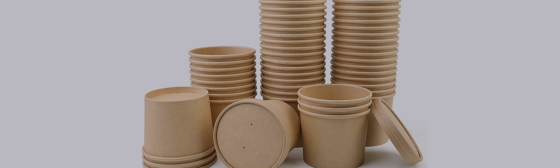 কাগজ স্যুপ পাত্রে